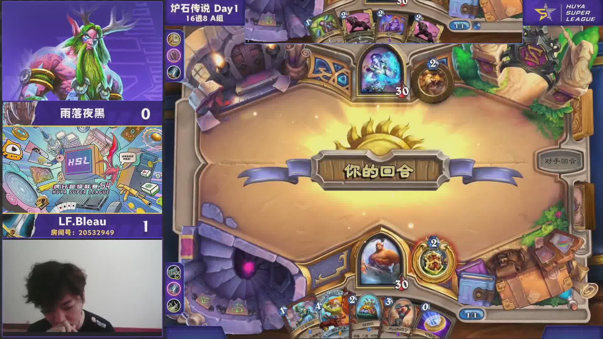 欢迎来到【HSL】炉石传说的直播间