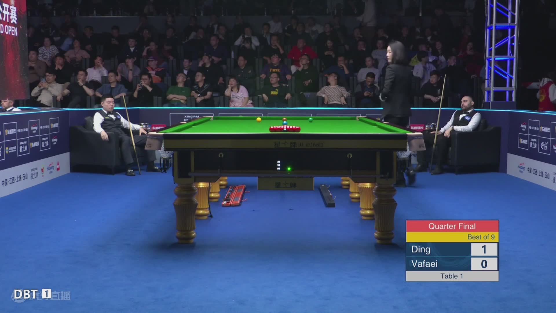 世界公开赛 丁俊晖VS罗伯逊