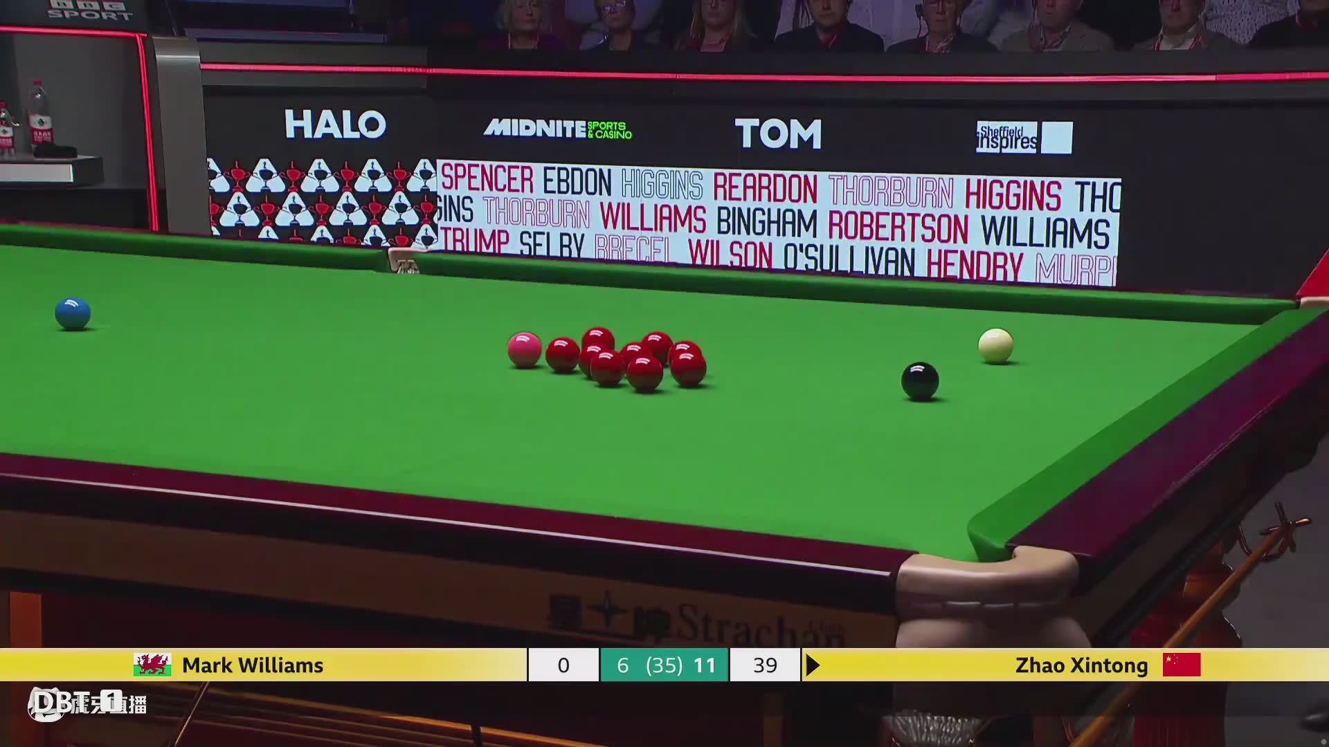 世锦赛决赛 赵心童VS马克-威廉姆斯