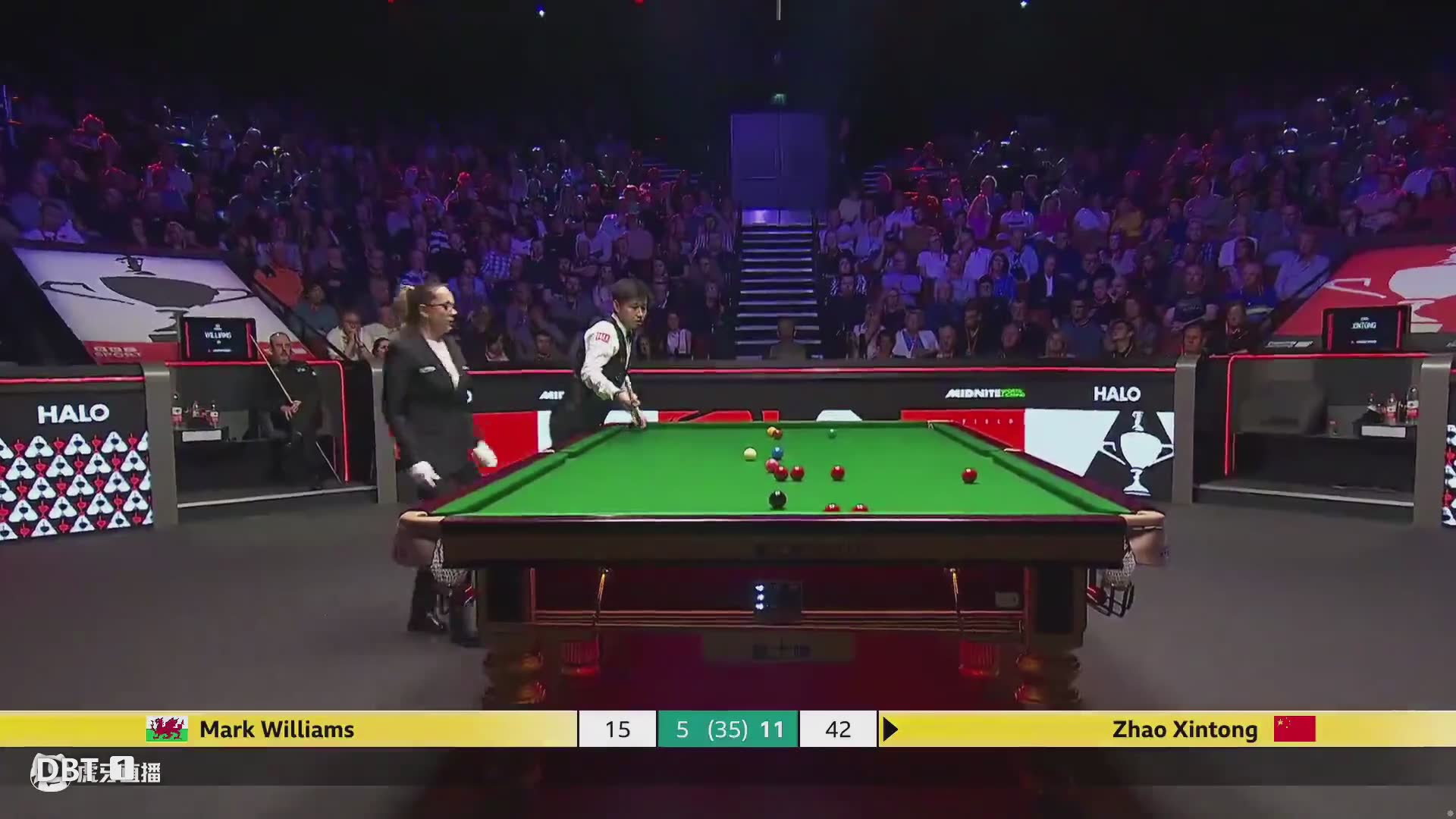 世锦赛决赛 赵心童VS马克-威廉姆斯