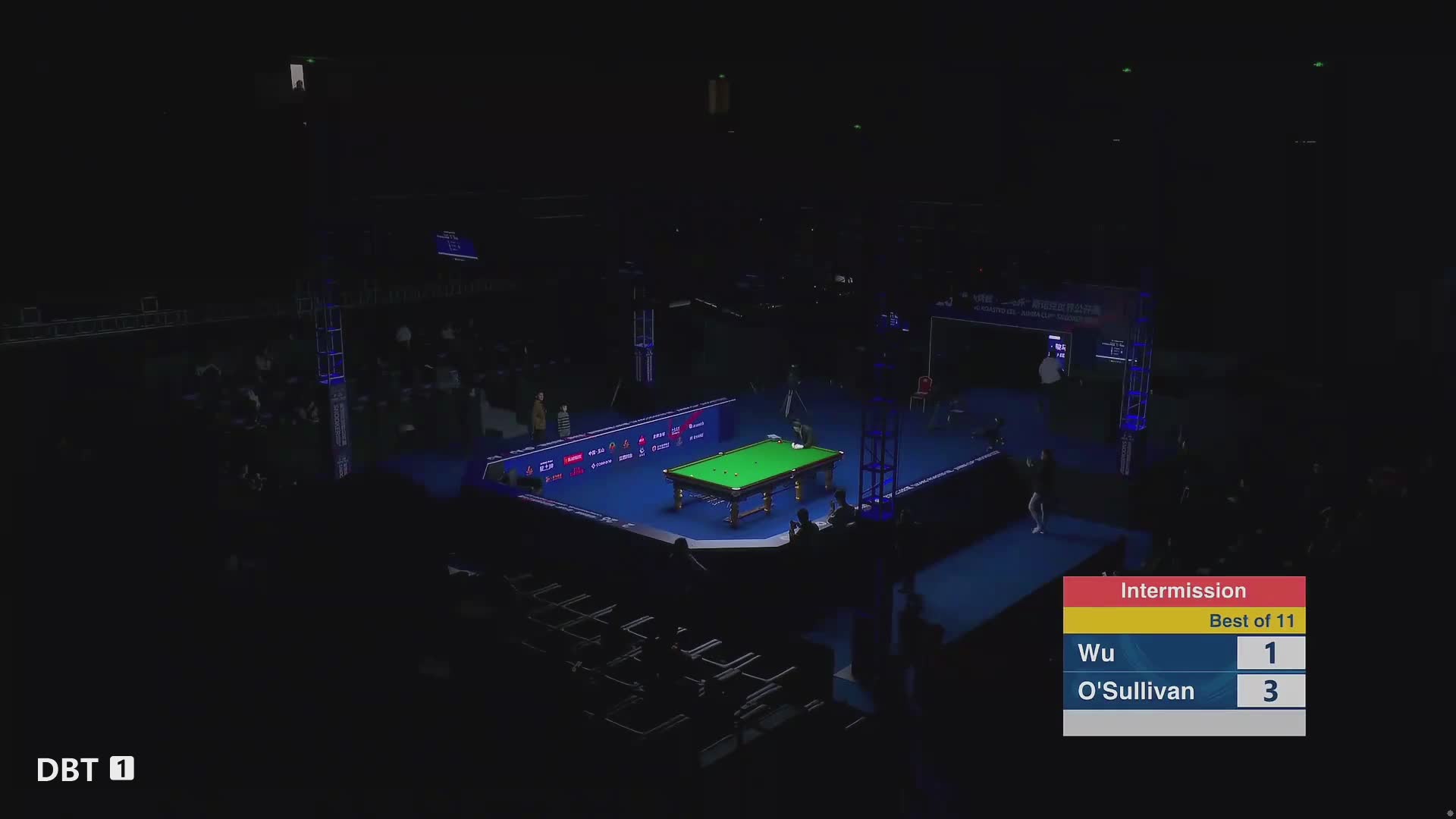 直播 世界公开赛 吴宜泽VS奥沙利文