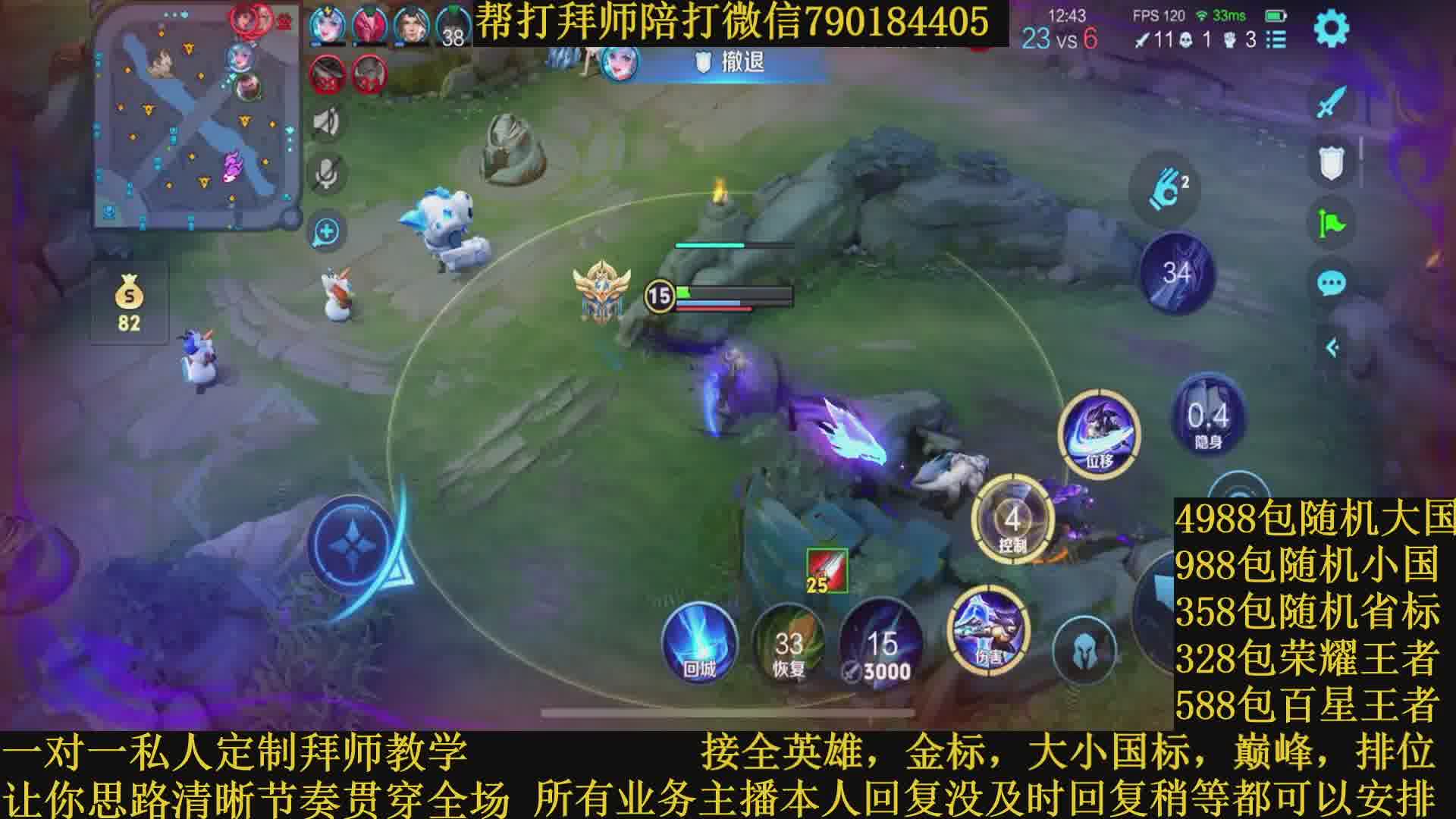 国服兰陵王节奏野导师接一切业务包满意免费